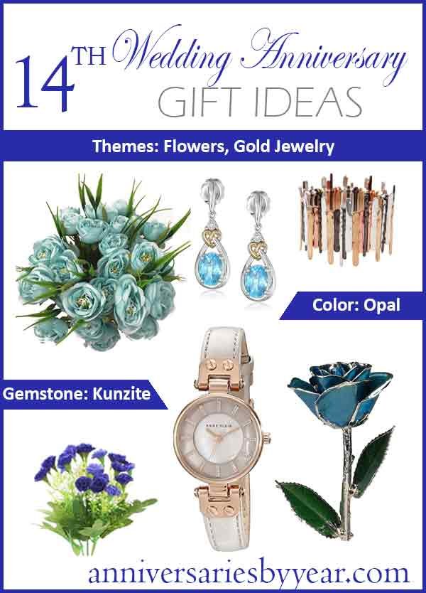 14th anniversary gifts